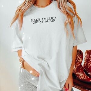 MAGA Trump White 100% Cotton T-Shirt